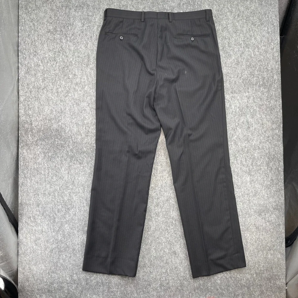 Giorgio by Giorgio Cosani Suit Mens 42L 34W Black Wool Cashmere Blazer Pants
